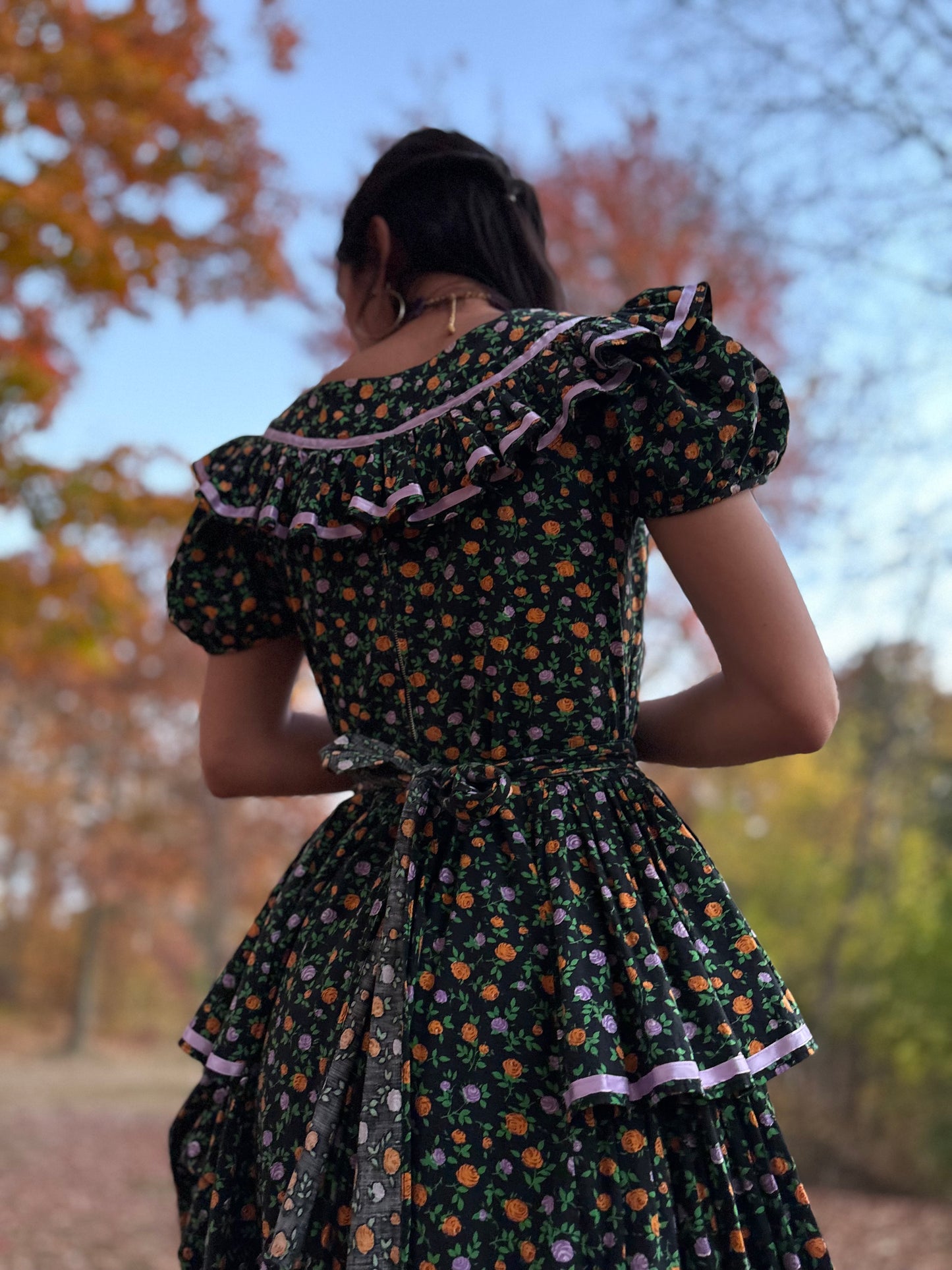 ca. 1950s ruffle dream dress