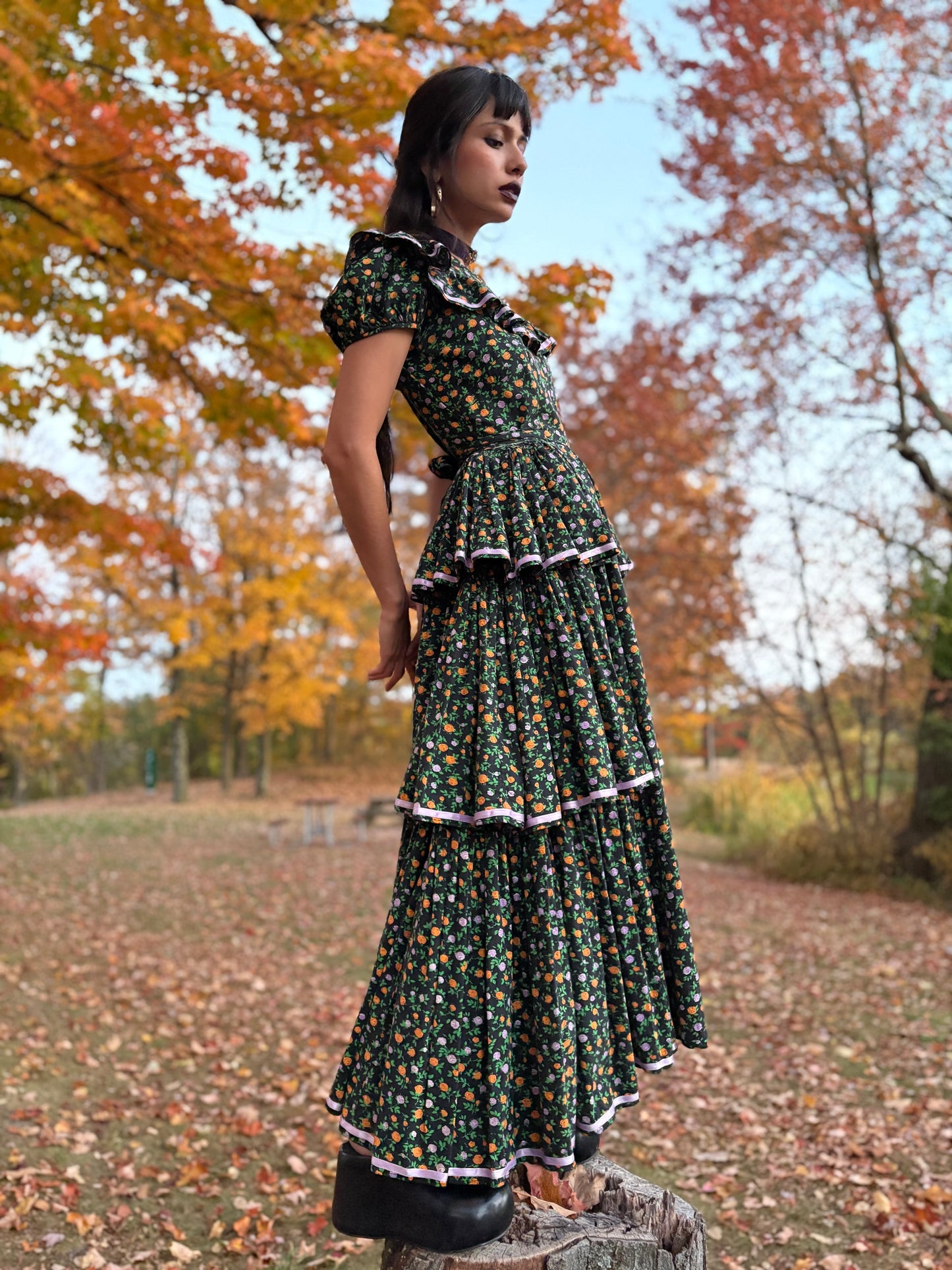 ca. 1950s ruffle dream dress