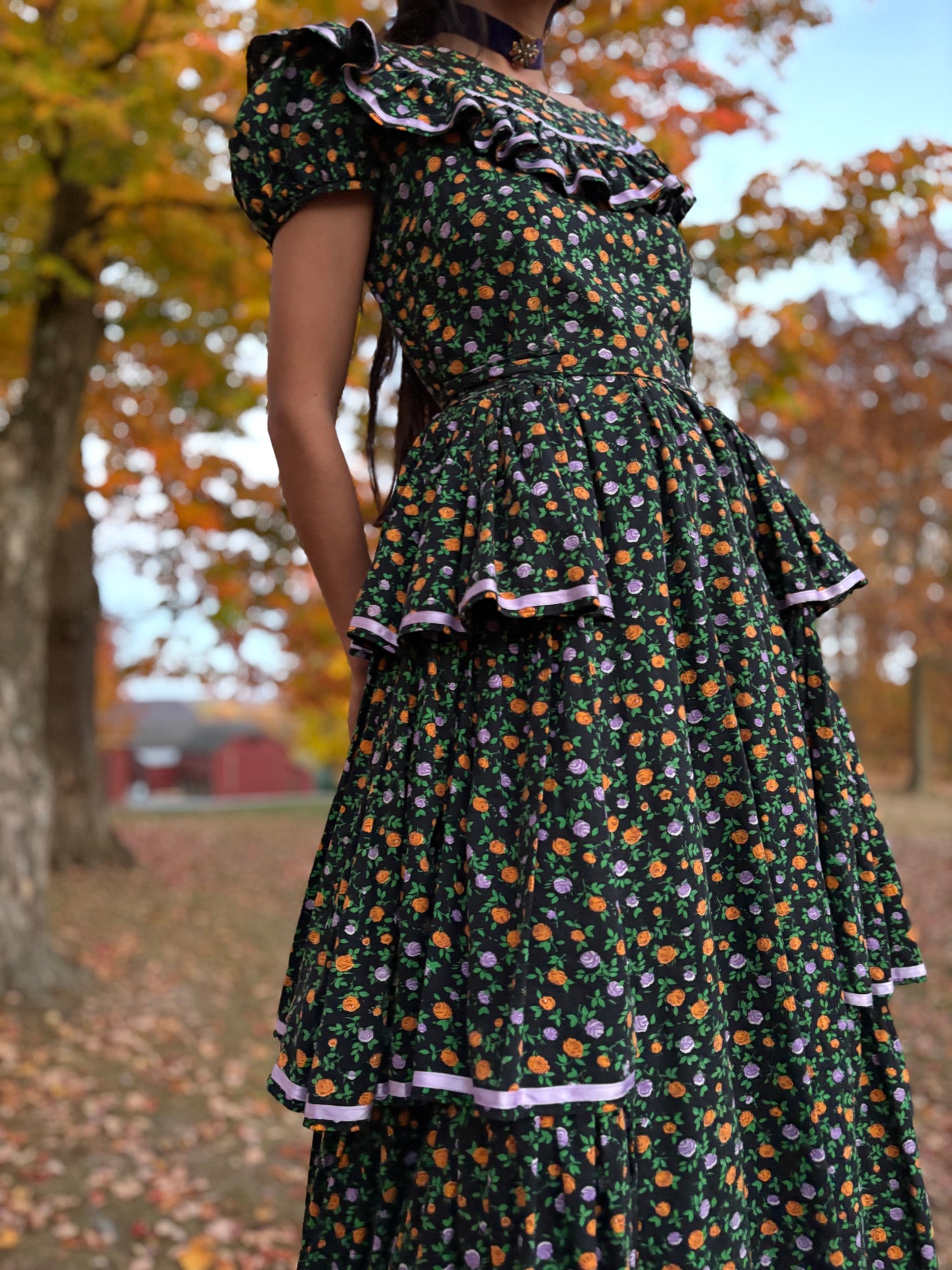 ca. 1950s ruffle dream dress