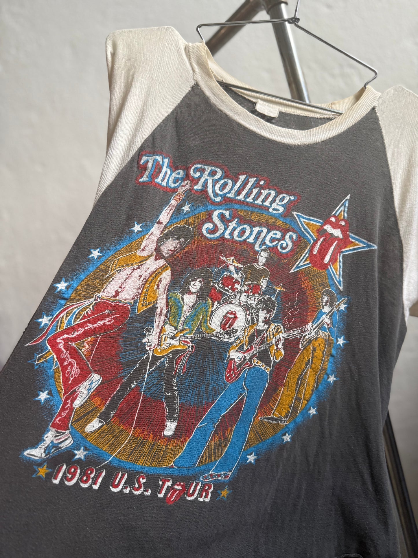 1981 Rolling Stones Tattoo You Raglan T