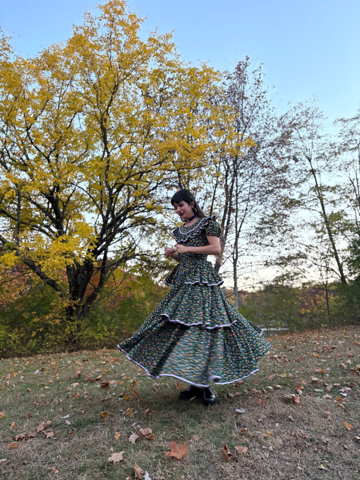 ca. 1950s ruffle dream dress