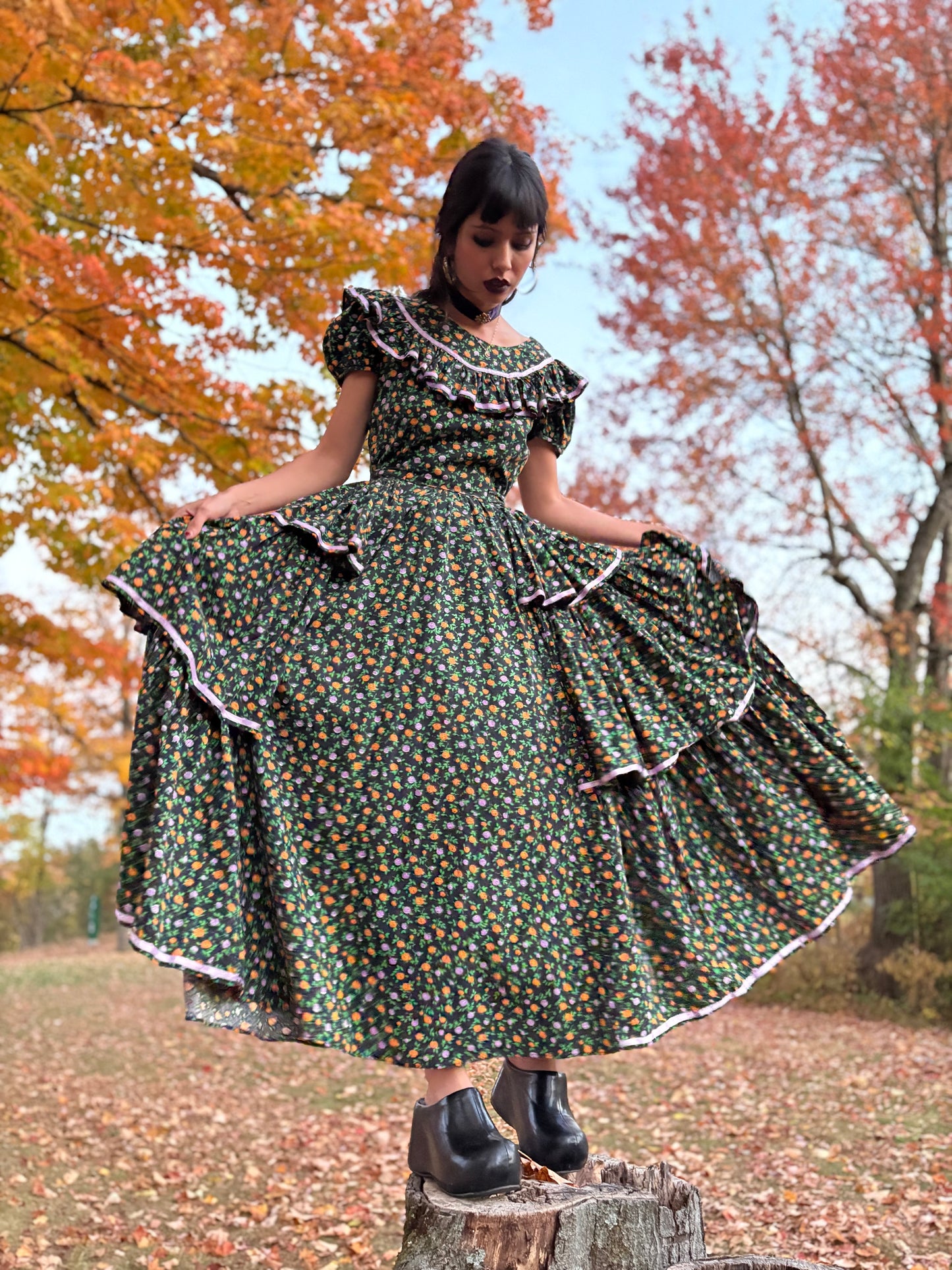 ca. 1950s ruffle dream dress